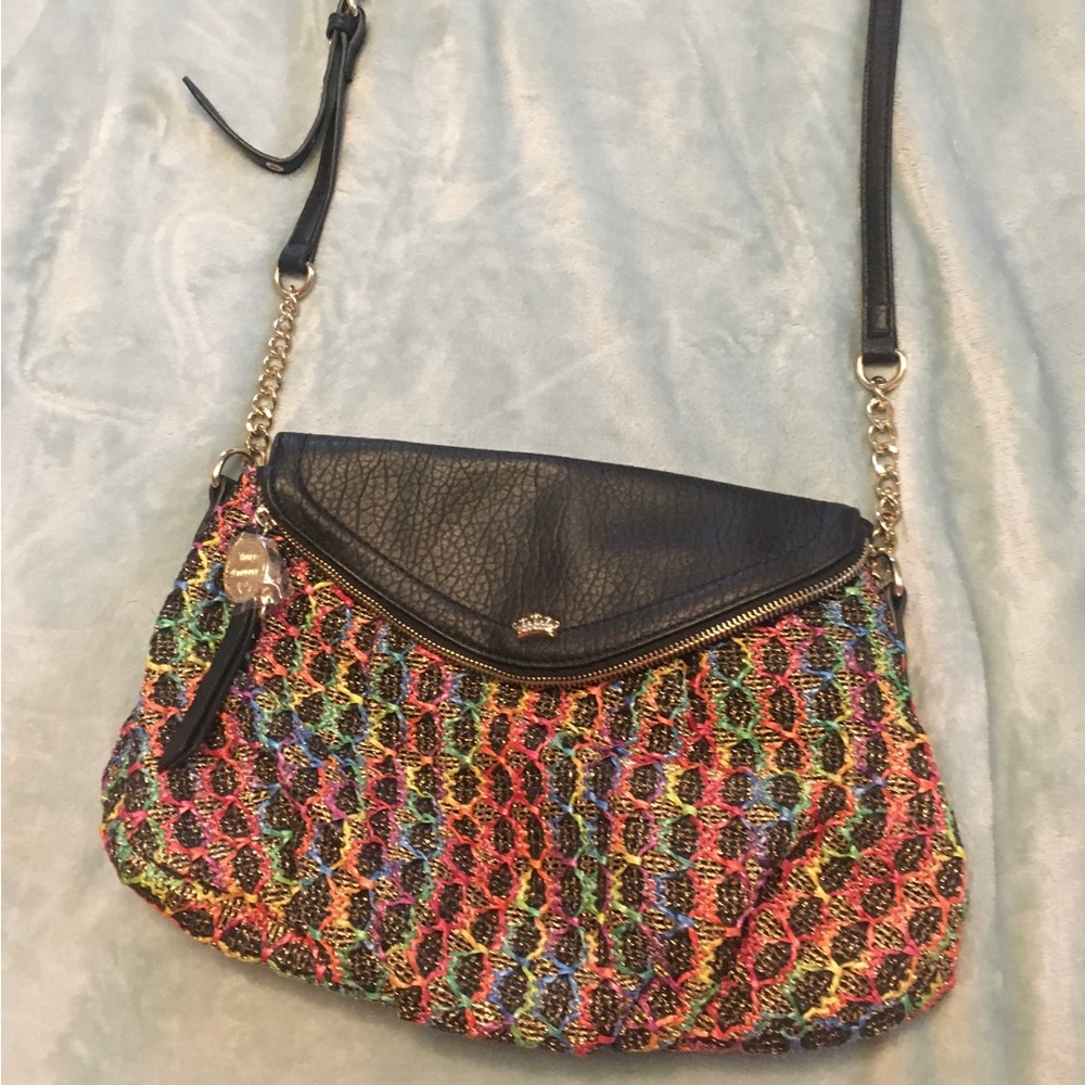 Juicy couture sparkly multicolored purse/handbag